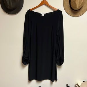Little Black Dress with Split Sleeve